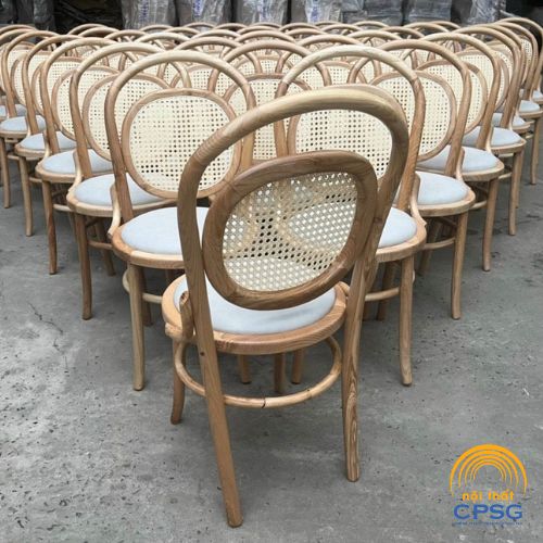 Ghế Gỗ Thonet Đan Mây Cafe Cpsg24