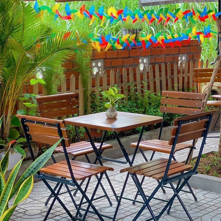 Bộ Bàn Ghế Xếp Pasipan Patio lưng cong CPSG04